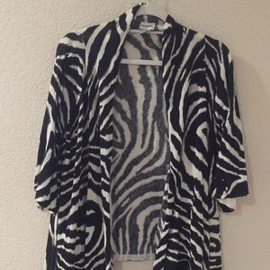 Chico’s zebra cardigan